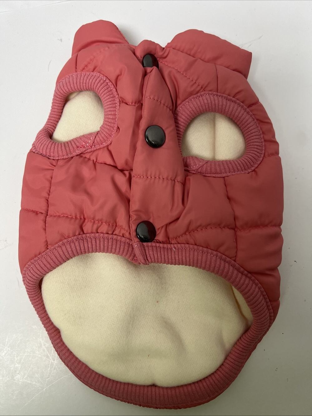 Warm Dog Coat, Windproof Dog Jacket Fleece Pet Winter Coats. Pink